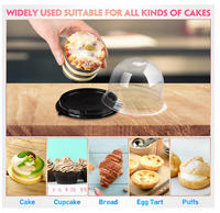 50 x Large Cupcake Container with Lid