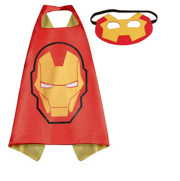 Super Hero Cape & Mask Dress-up Set