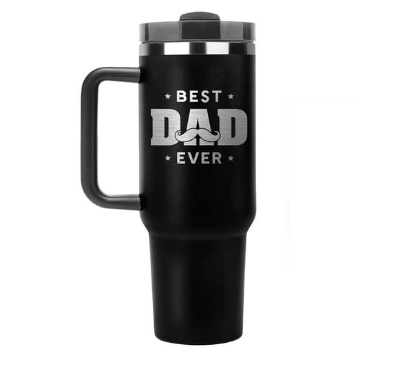 1.1 L Best Dad Ever Travel Mug - Fathers Day Gift
