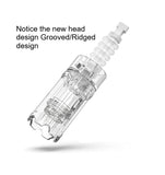 Dr Pen A10 Cartridges grooved/ridged head design 