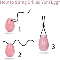 Rose Quartz Yoni Eggs - Kegel Exercise