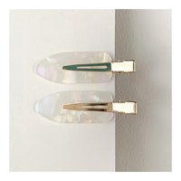 Grandeur Pack of 12 Acrylic Resin Creaseless Hair Clips