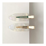 Grandeur Pack of 12 Acrylic Resin Creaseless Hair Clips