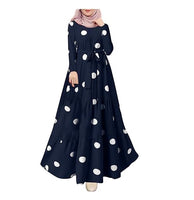 Modest Fashionable Polka Dot Dress