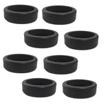 Pack of 8 Silicone Wheel Covers for Suitcases