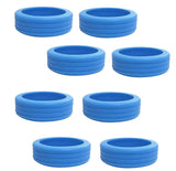 Pack of 8 Silicone Wheel Covers for Suitcases