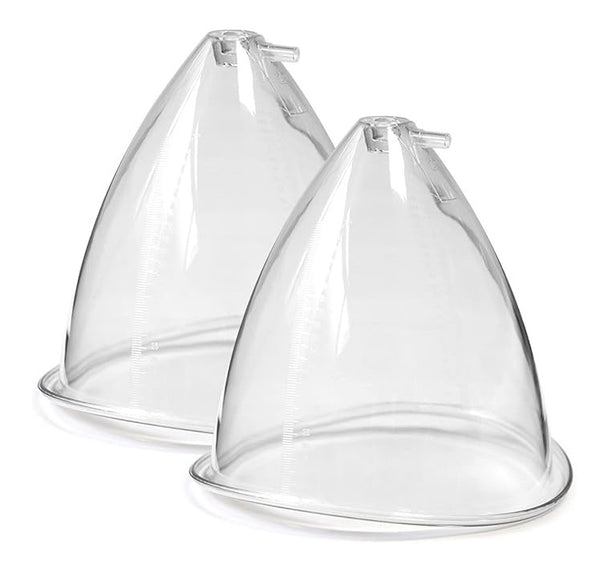 Pair of XL cups for vacuum therapy machine