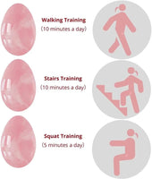 Rose Quartz Yoni Eggs - Kegel Exercise