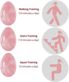 Rose Quartz Yoni Eggs - Kegel Exercise