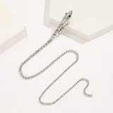 Snake Hair Clip & Rhinestone Chain with 12 Grandeur Bobby Pins