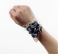 Artificial Flower Wrist Corsage Bracelet