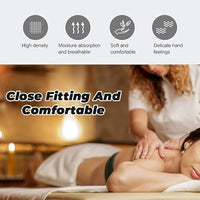Microfibre Flat Bed Sheet with Face Hole for Massage Bed