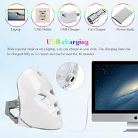 7 Color Wireless Led Face and Neck Mask (Home Use)