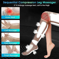 Compression leg massager