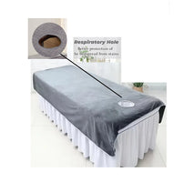 Microfibre Flat Bed Sheet with Face Hole for Massage Bed
