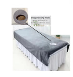 Microfibre Flat Bed Sheet with Face Hole for Massage Bed