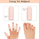 Finger and Toes Cots with Breathing Holes. Protective Silicone Covers for fingers and toes