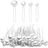 Grandeur Container of Pearl Hair Pins