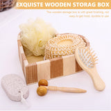 Wooden Heart Shaped Exfoliating Body Scrubs and Massage