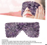 Authentic Jade Stone Eye Mask - Grade AAA in a box