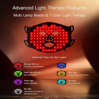 7 Color Soft Silicone LED Face Mask