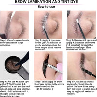 Professional Eyelash Lift, Brow Lamination & Tint Kit