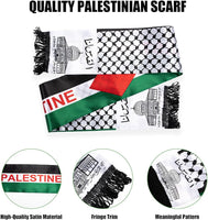 Palestine Neck Satin Feel Scarf - Polyester Blend