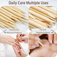 Orange Wood Sticks for Nails (Long)