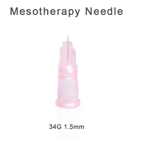34G Hypodermic Needles - Medical Disposable Meso Needles (1.5mm)