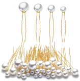 Grandeur Container of Pearl Hair Pins