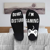 Gamer Socks - 1 Pair Ankle Socks - I'm Gaming, Do not Disturb