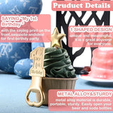 Metal bottle opener with 'My 1st Birthday' Party Favors for guests
