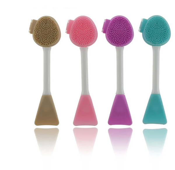 4in1 Exfoliating Silicone Face Brush & Spatula