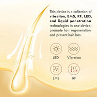 Handheld RF and EMS Hair Hair Regrowth Device