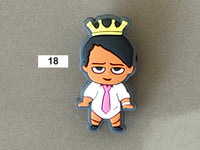 Jibbitz Shoe Charms - Crocs and Look Alike Crocs (Barbie & Boss Baby)