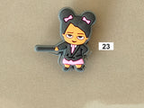 Jibbitz Shoe Charms - Crocs and Look Alike Crocs (Barbie & Boss Baby)