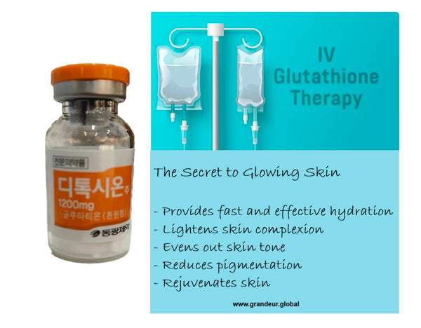 Detoxione Glutathione Injection - IV (1200mg) Grandeur Global Detoxione Glutathione Injection - IV (1200mg) Grandeur Global