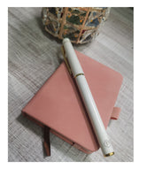 Grandeur Pen & Pink A7 Notebook