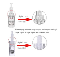 Screw type microneedling cartridge 