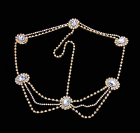 Bridal Headpiece Stunning Rhinestone Detail Head Jewelry - Boho Style
