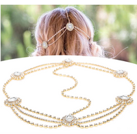 Bridal Headpiece Stunning Rhinestone Detail Head Jewelry - Boho Style