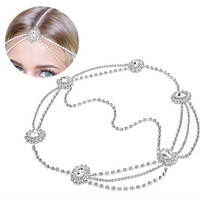 Bridal Headpiece Stunning Rhinestone Detail Head Jewelry - Boho Style