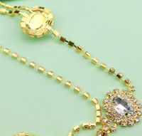 Bridal Headpiece Stunning Rhinestone Detail Head Jewelry - Boho Style