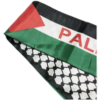 Palestine Neck Satin Feel Scarf - Polyester Blend
