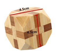 Wooden Octagon Puzzle Piece - Brainteaser
