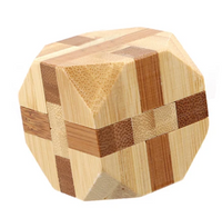 Wooden Octagon Puzzle Piece - Brainteaser