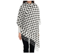 Palestine Light Knit Shawl Scarf