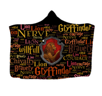 Harry Potter House Hooded Blankets