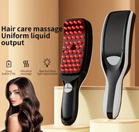 3in1 Electric Rechargeable Vibrating Red & Blue Light Therapy Comb