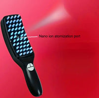 3in1 Electric Rechargeable Vibrating Red & Blue Light Therapy Comb